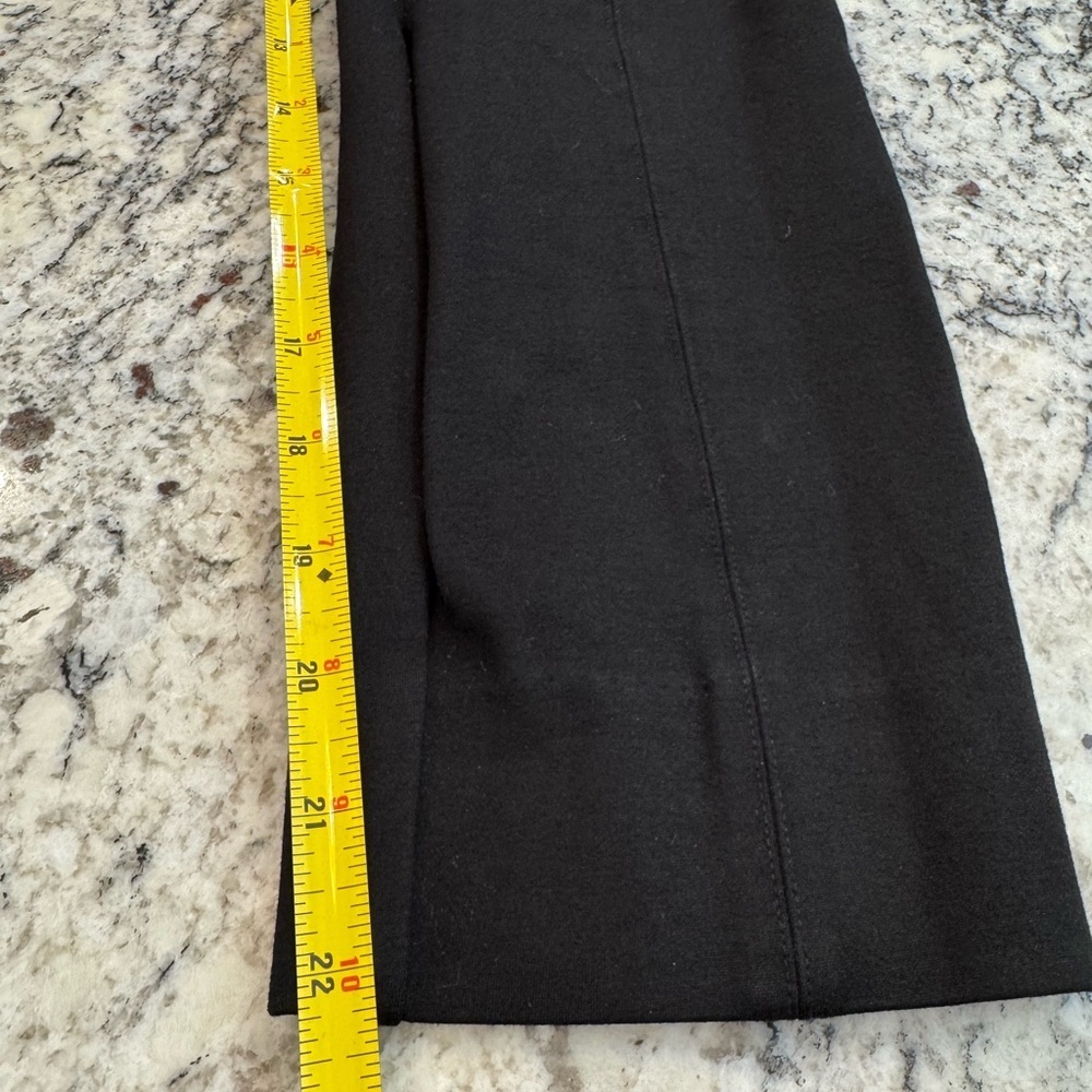 Quince Ultra-Stretch Ponte Pintuck Ankle Pants Black Petite Small Workwear - Picture 5 of 10